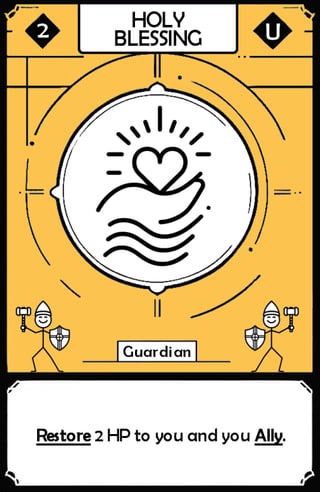 Holy Blessing class card
