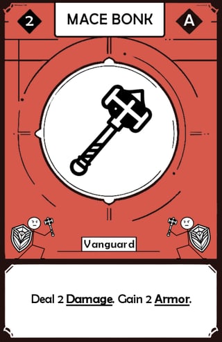 Mace Bonk class card