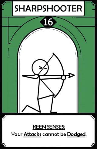 Sharpshooter class card
